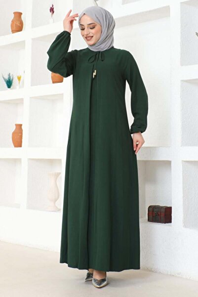 SGS Φόρεμα από βισκόζη σε σμαραγδένιο πράσινο - A Pile