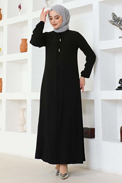 SGS Μαύρο Φόρεμα Viscose A Cluster