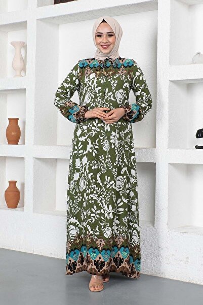 SGS Χακί Φόρεμα Τεσεττύρ - Μοντέλο Α πλισέ