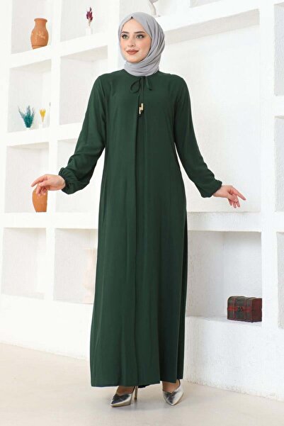 SGS Φόρεμα από βισκόζη σε σμαραγδένιο πράσινο - A Pile