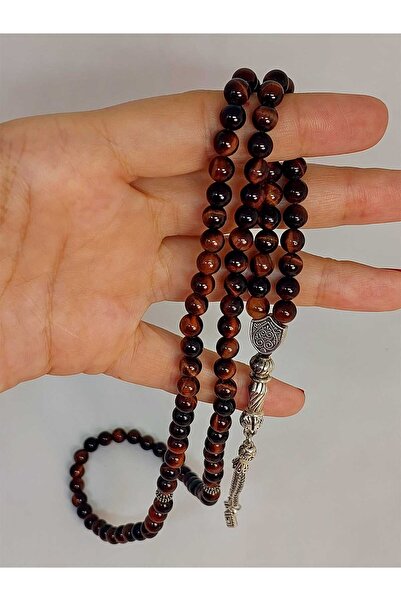 Yasamtohumu 6 мм камінь «Око яструба» 99-гранний чотки