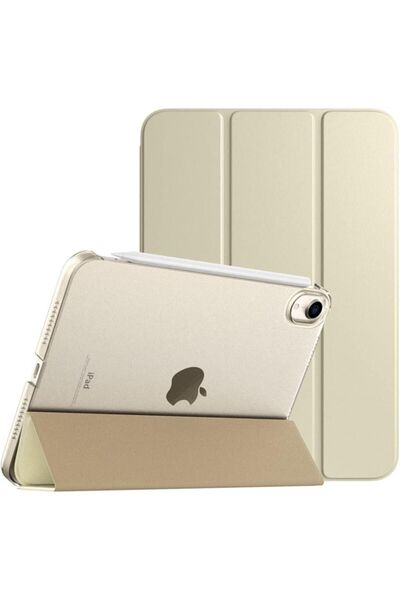 Fogy Ipad 11 inç M2 2024 Uyumlu Kılıf Kapaklı Ince Arkası Şeffaf Mat Uyku Modlu