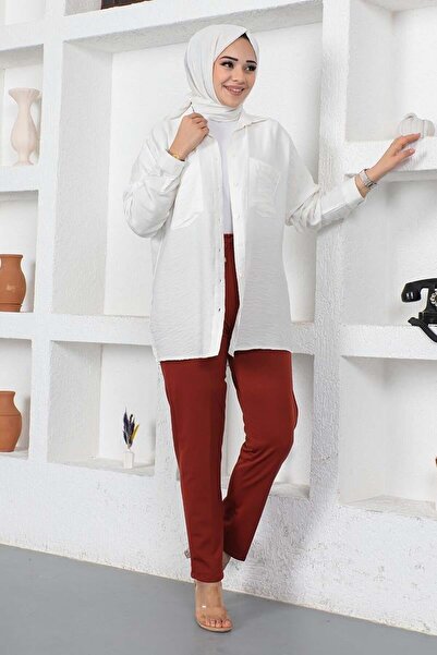 MG Women's Lace-Up Trousers - TILE