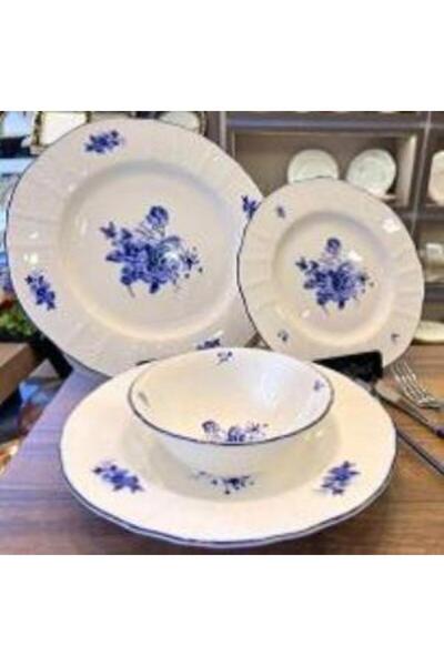 ROY KING Roy Kıng BLUE GARDEN 62 PRÇ. YEMEK TAKIMI