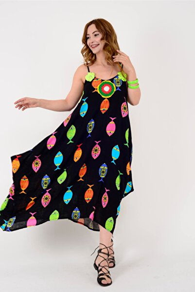 Rabiossa KADIN ASKILI UZUN ELBİSE