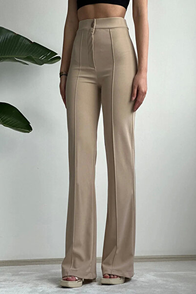 Livik Παντελόνι Borsa Stretchy Oversize Κομμένο