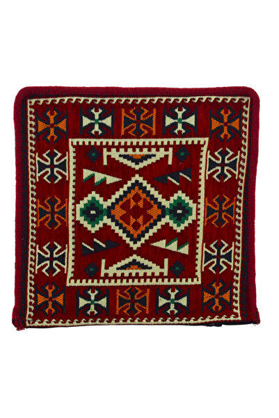 HitDukkan Dekoratif Otantik Çift Taraflı Fermuarlı Kilim Şark Köşesi Minder K...