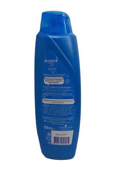 Blendax Lemon Extract Shampoo Effective Against Dandruff 500 ml