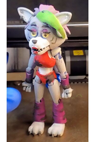Giftbox3d Five Nights at Freddy's Karakterlerinden Roxanne Wolf Figürü