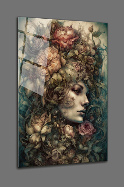 BV DEKOR ΕΙΚΟΝΟΓΡΑΦΗΣΗ ΜΕ ΘΕΜΑ ΤΟ ΛΟΥΛΟΥΔΙ ΓΥΝΑΙΚΕΙΑ ΓΥΑΛΙΝΗ ΖΩΓΡΑΦΙΚΗ-ΛΟΓΟΓΡ...