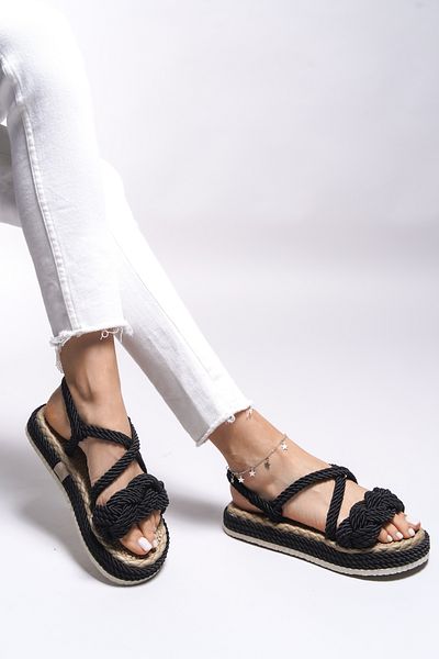 Riccon Schwarze Sandalen für Damen von Jessinalyn – Modell 0012104