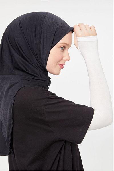 Melodi Scarf إكرو الحجاب إصبع الصلاة الأكمام