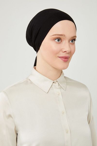 Melodi Scarf Large Mold - Large Volume Hijab Black XL Bonnet