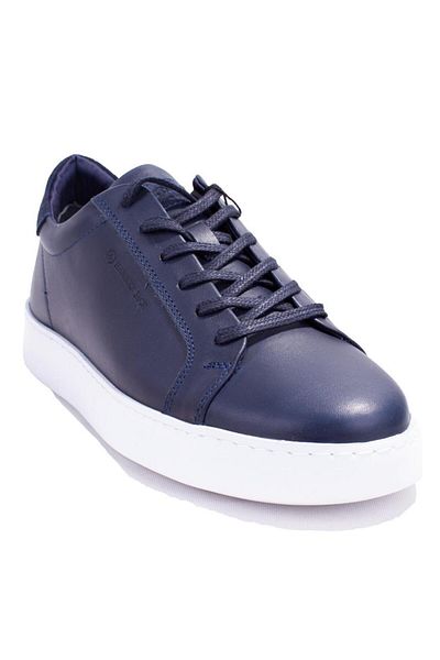 Hammer Jack 10223040 Swit Navy Blue - Orthopedic Casual Men's Leather Shoes