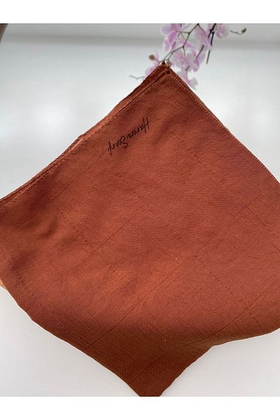 HAREM SCARF Απαλό καρό βαμβακερό κασκόλ