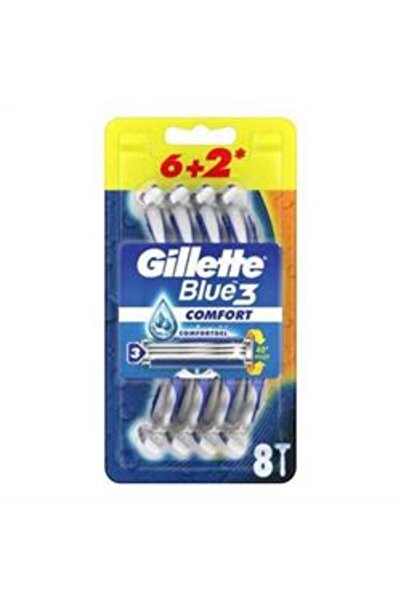 Baby Gillette Blue3 Comfort - 8 Disposable Shaving Blades (1 Piece) Hair Mask...