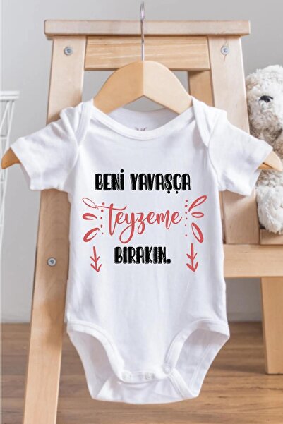 Massgai بدلة أطفال بأكمام قصيرة مصنوعة من القطن بنسبة 100% مطبوع عليها عبارة ...