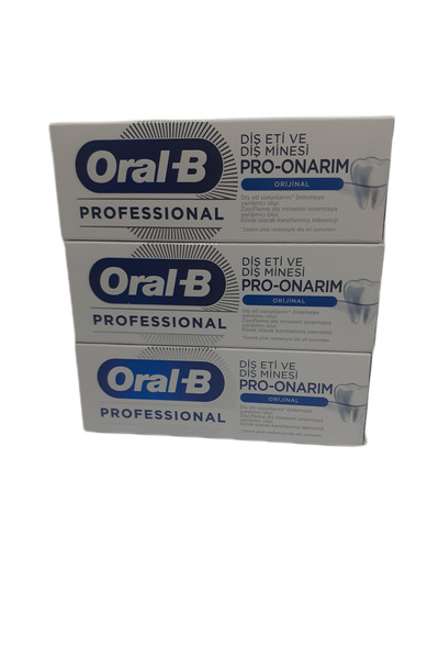 Oral-B معجون أسنان برو ريبيرم الأصلي 50 مل - 3 قطع