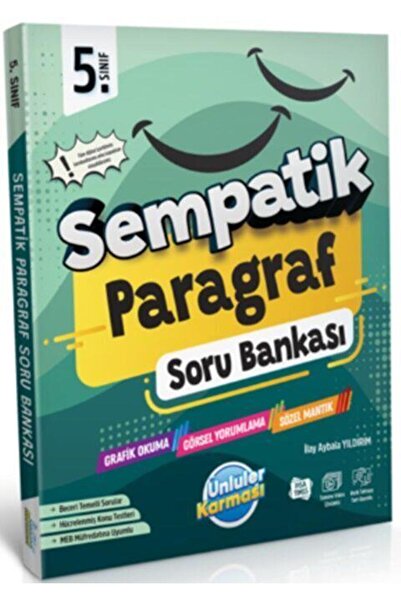 İndeks Akademi Yayıncılık 5. Sınıf Paragraf Sempatik Soru Bankası Ünlüler Kar...