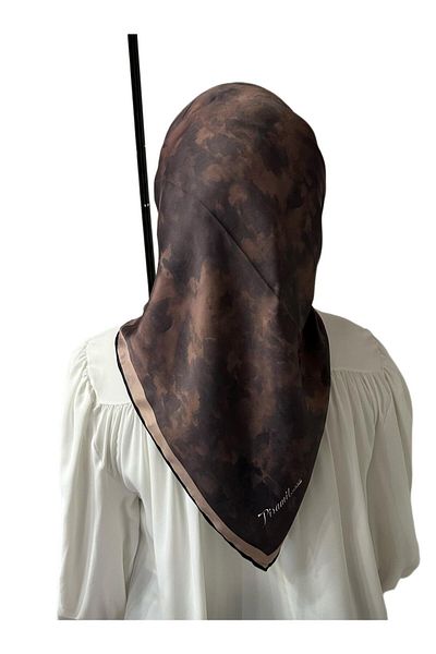 PİRAMİT Κασκόλ DJ LUXER RAYON-5972-1 Πυραμίδα 90x90