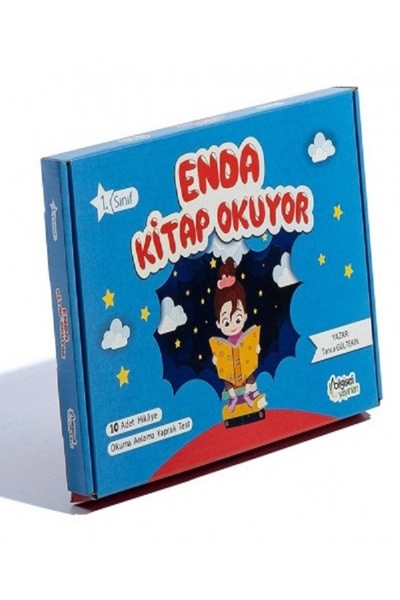 Bilgiseli Yayınları 1.Sınıf ENDA KİTAP OKUYOR ( 10 Adet Hikaye + Okuma Anlama...