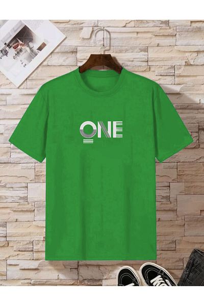Pasage Ανδρικό μπλουζάκι Oversize - "One" με στάμπα