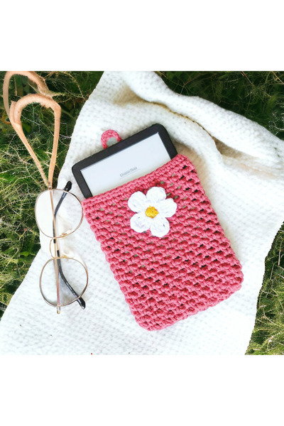 Talai Knitting Örgü Tablet Kılıfı Kitap Çantası Tablet Koruyucu