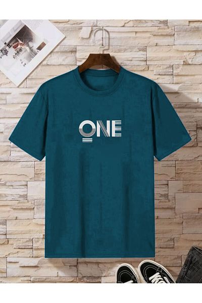 Pasage Ανδρικό μπλουζάκι Oversize - "One" με στάμπα