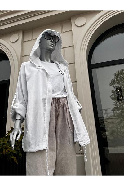 SARE ERKMEN Linen Jacket