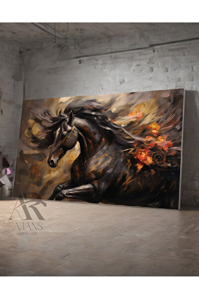 AR AJANS KANVAS TABLO Noble Horse Salon living dormitor birou pânză PICTURA