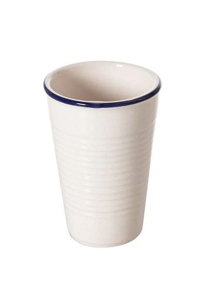 Mudo Home Beige-Blue Modern Mug - 240 ml