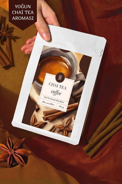 Mim and More Chai Tea Coffee - Chai Tea Aromalı Kahve Filtre Kahve, 200 gr