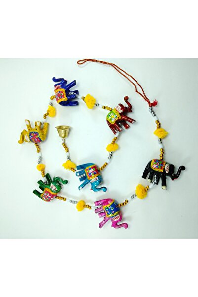Elephant Evil Eye Bead Wall Decor Handmade Decorative Souvenir