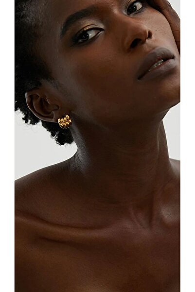 monalisatoka Kadın Gold Küpe