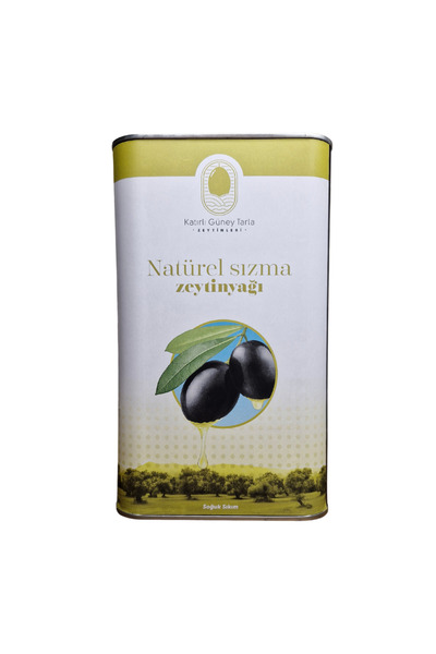 Katırlı Köyü Natürel Sızma Zeytinyağı 3 Litre - Soğuk Sıkım