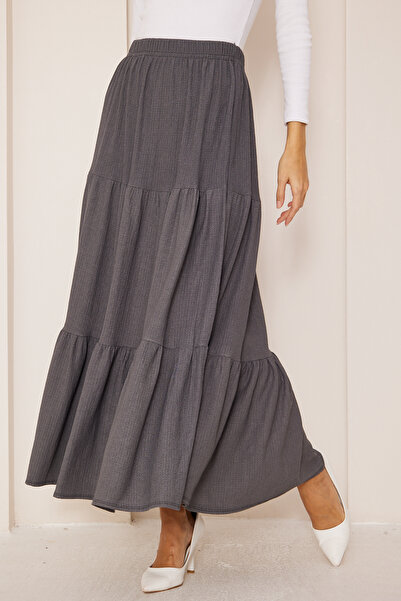 Rudaconcept 3 Layer Wrap Skirt - Hijab, Long, Mother Gift, Lover Gift