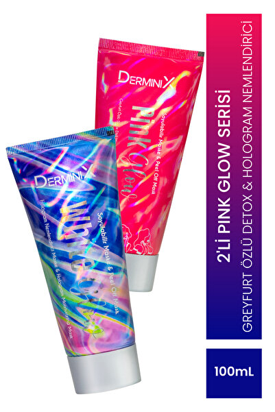 Derminix Glow Serisi Soyulabilir Maske 2' Li Set