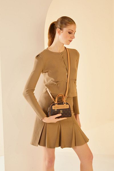 Pierre Cardin Γυναικεία Τσάντα ώμου Καφέ - 05PO24Y1830