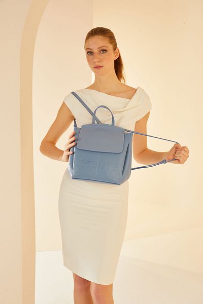 Pierre Cardin Blue Floater Women's Backpack 05Po24Y1839