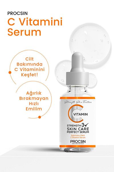 PROCSIN Vitamin C Brightening and Tone Equalizing Care Serum 20ml