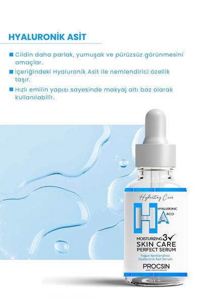 PROCSIN Yoğun Nemlendirici Hyaluronik Asit Serum 20 ml