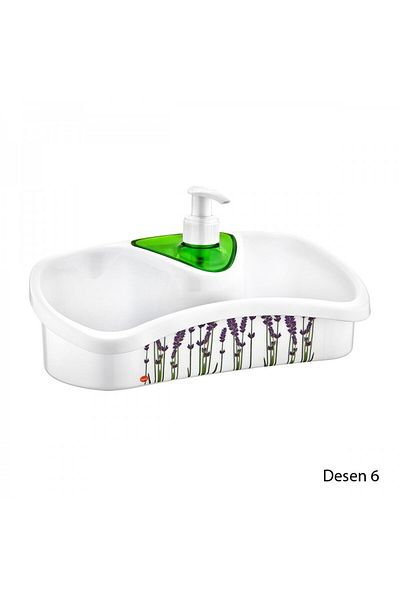 MATMEL Dozator de detergent Dispenser de săpun lichid Organizator multifuncțional de bucătărie