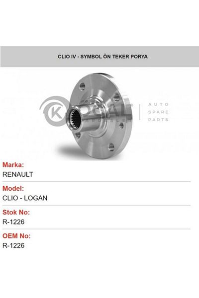 ÖCAL CLIO IV SYMBOL SOT - Front Wheel Hub