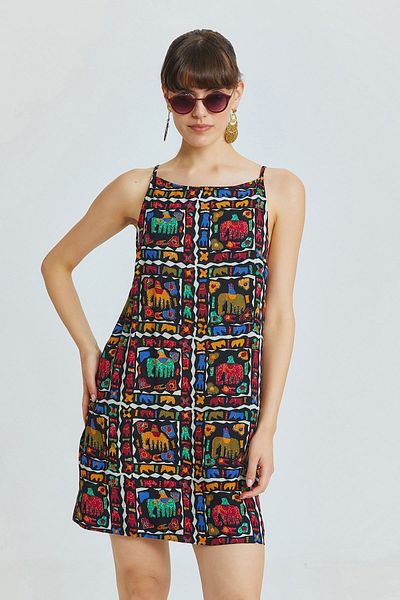 Clandestino Rochie de vară mini de bază neagră