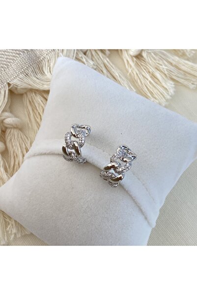 Kyver Steel Earrings Gourmet Chain Model Zircon Stone Non-Tarnish Xuping Vip Series High Quality