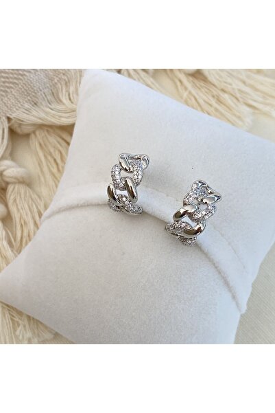 Kyver Steel Earrings Gourmet Chain Model Zircon Stone Non-Tarnish Xuping Vip Series High Quality