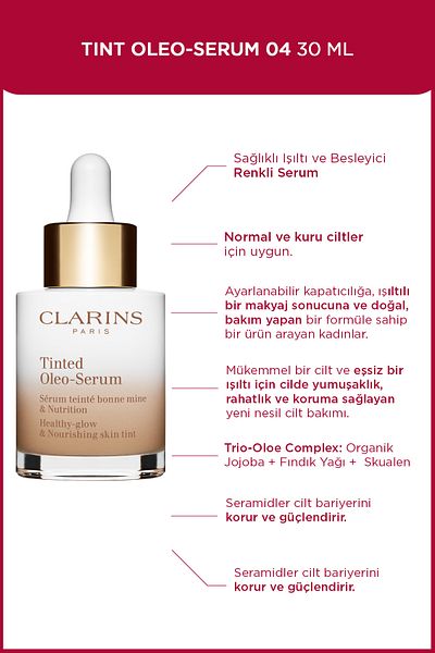 Clarins Oleo-Serum 04 30ML – Farbige Feuchtigkeitscreme