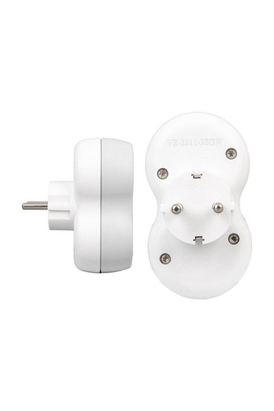 VEA VE-2211-3SGW A Classy 2-Piece Vertical Multiple Socket - Malaysia