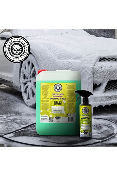BELLA CAR CARE Araba Yıkama Şampuanı 4 Lt 470 ml Cilalı Şampuan Oto Bakım Şam...