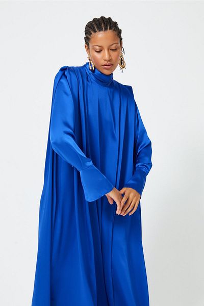 Nuum Design Satin Dress Cuff Sleeves